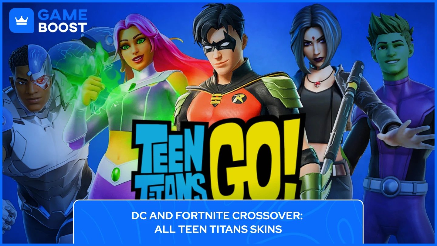 todas las skins de Teen Titans en Fortnite