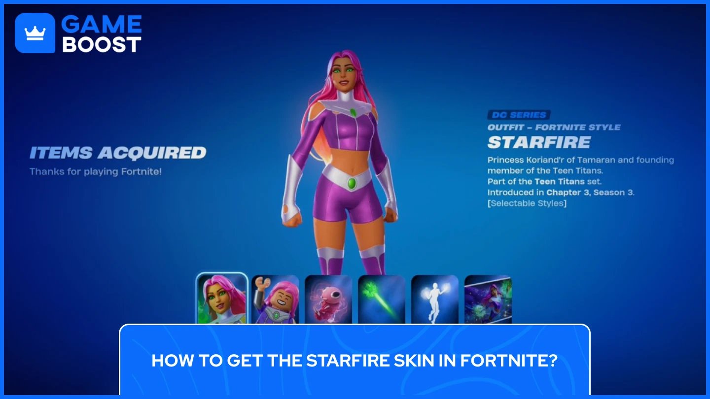 cómo conseguir la skin de Starfire en Fortnite