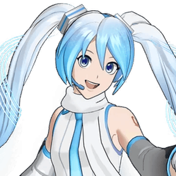 Snow Miku fortnite skin
