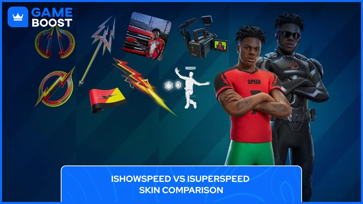 ishowspeed ve isuperspeed kostümleri fortnite