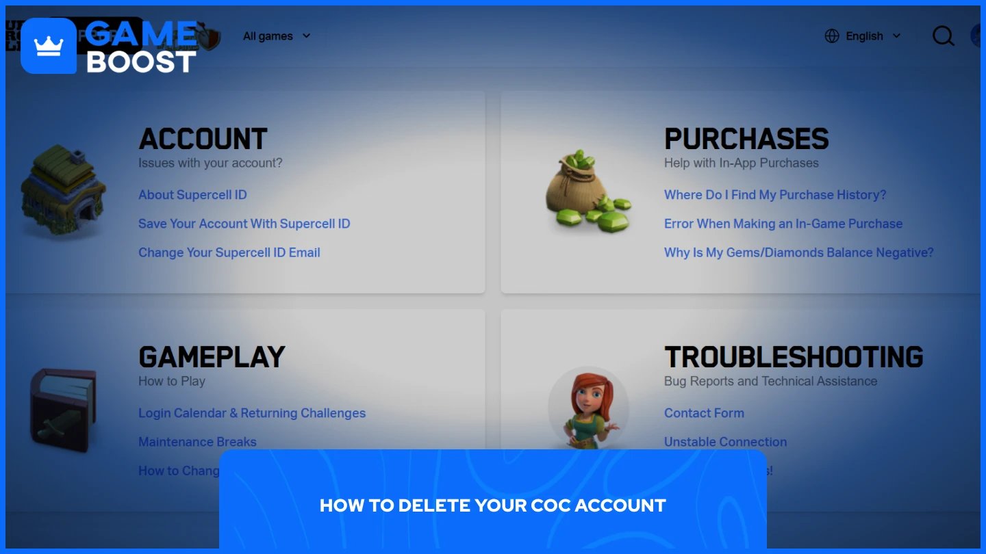 a picture of the supercell's clash of clans support