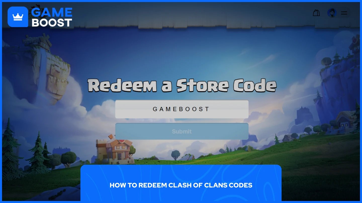 a picture of the redemption prompt for clash of clans