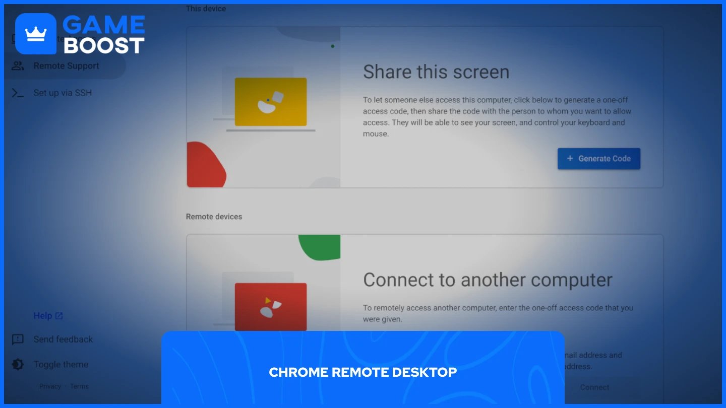 一张Chrome远程桌面的图片