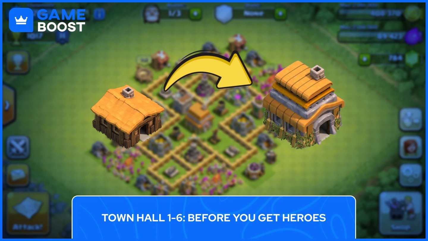 CoC Rathaus-Upgrades