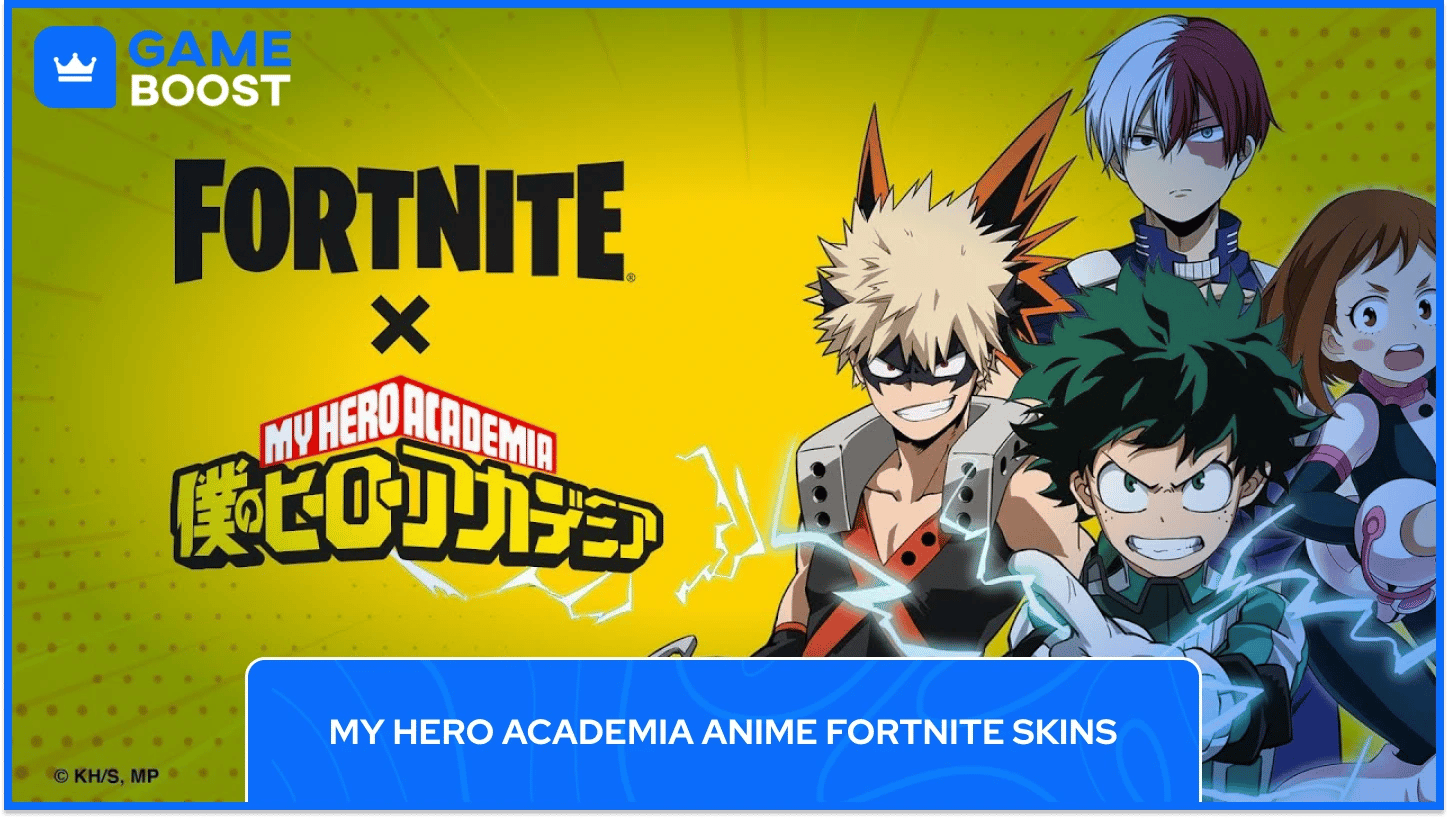 Skiny My Hero Academia Anime Fortnite