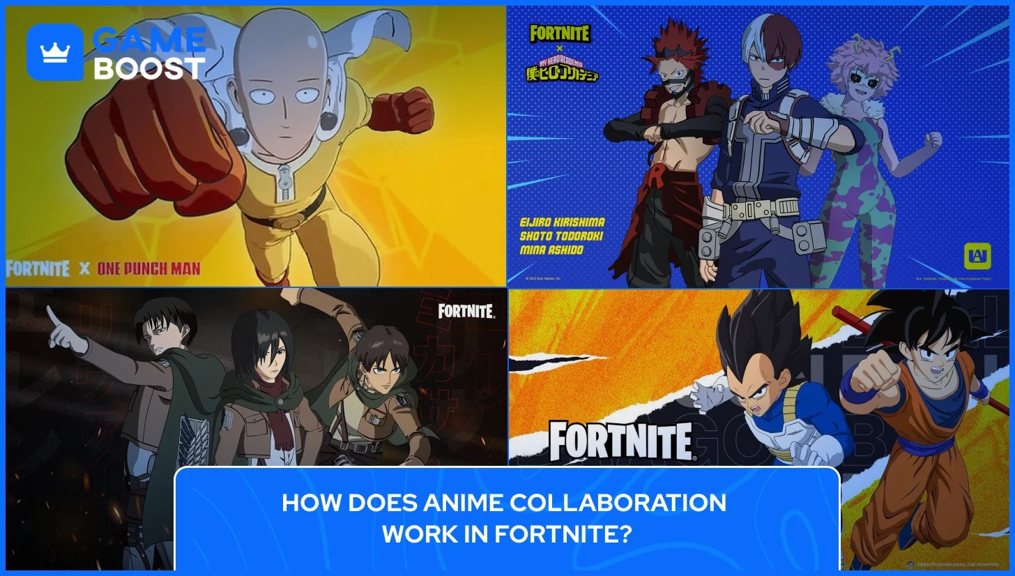 Anime skiny Fortnite