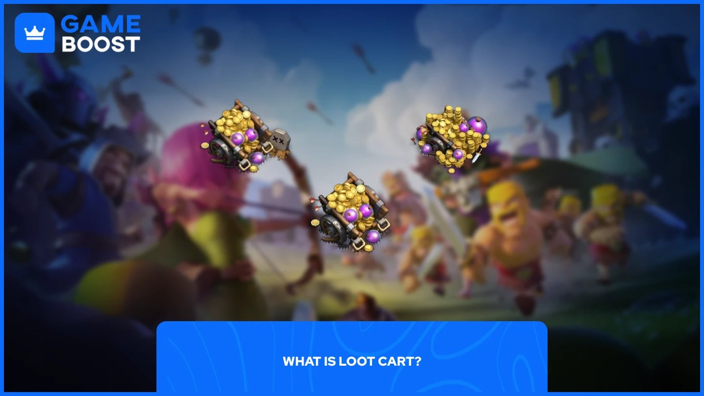 รูปภาพของรถเข็นของรางวัลใน Clash of Clans