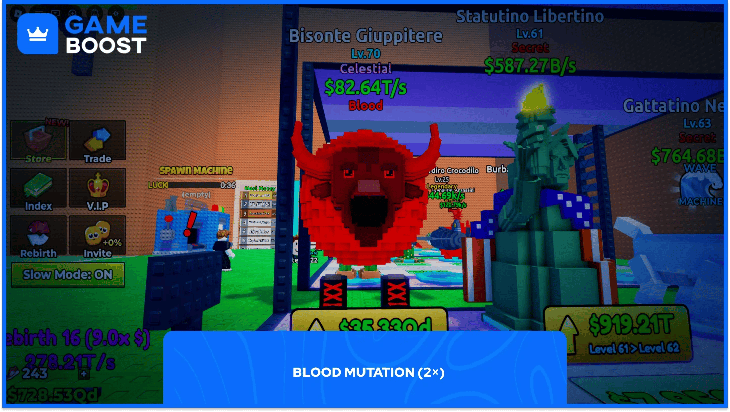 blood mutation bisonte giuppitere