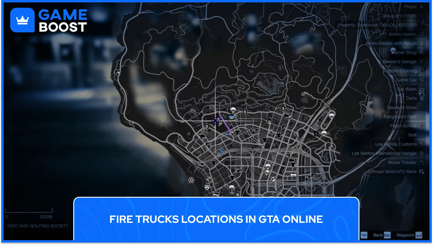 GTA 5地点