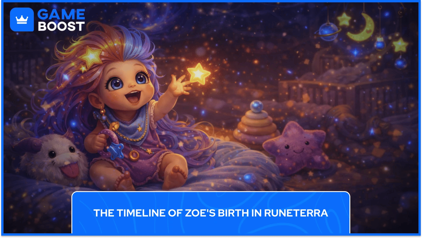 Zoe di league of legends in Runeterra