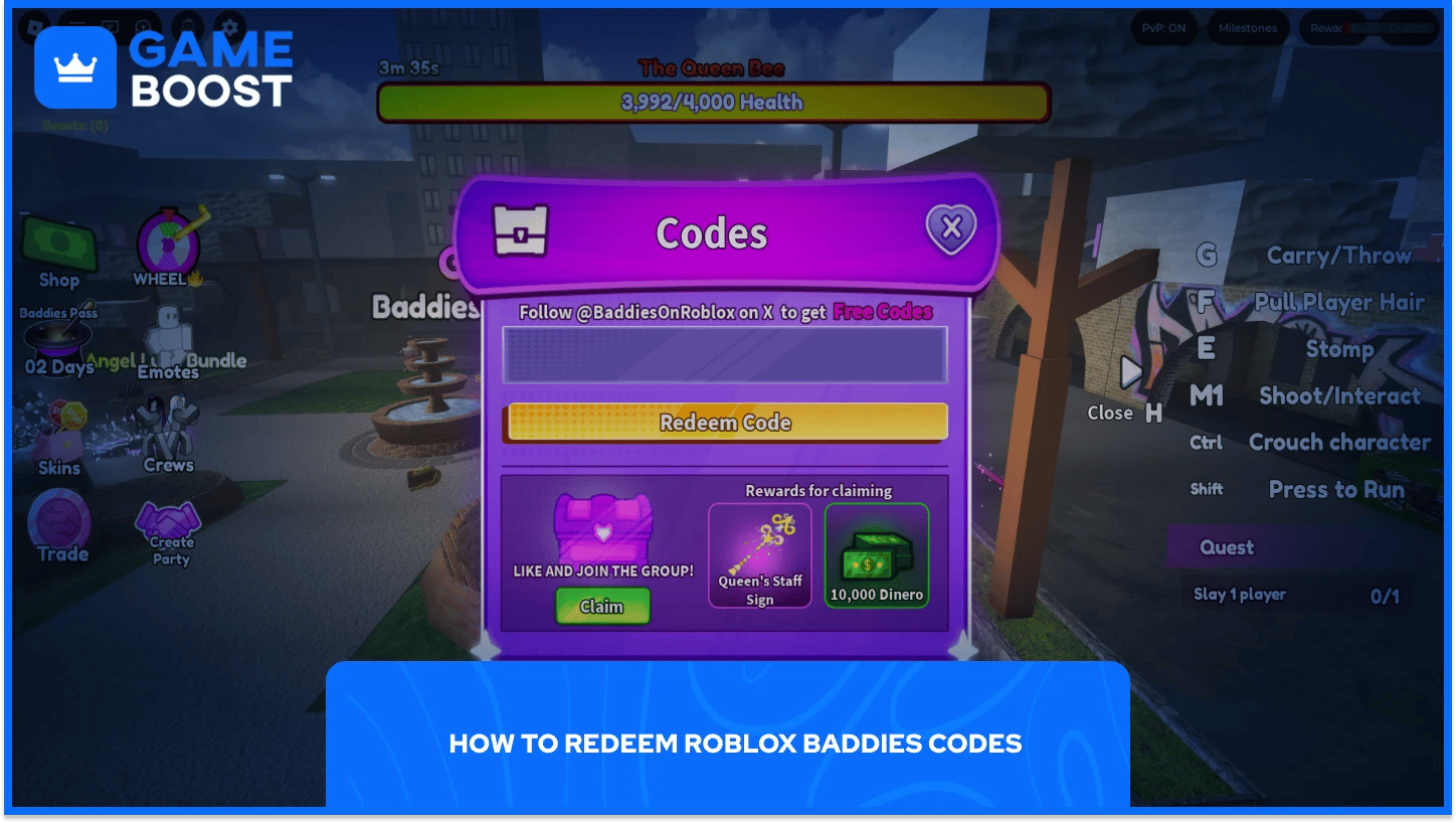 baddies codes