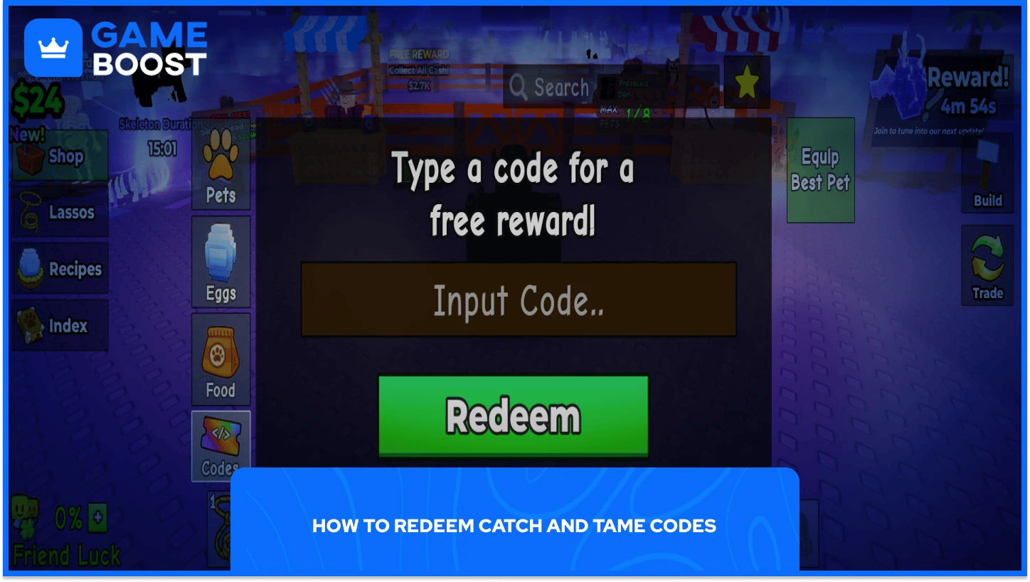 catch and tame codes