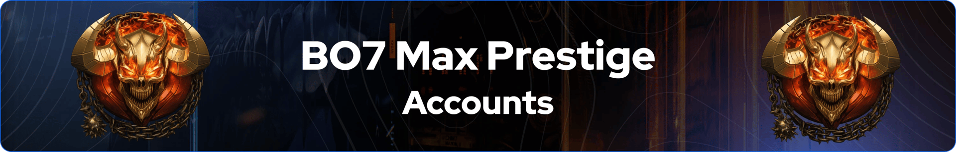 Banner de Cuenta Max Prestige en BO7