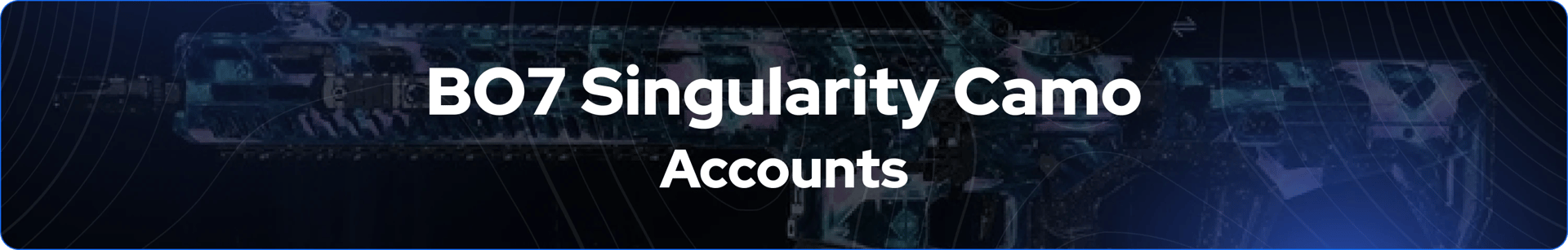 Banner de Cuenta Singularity Camo BO7