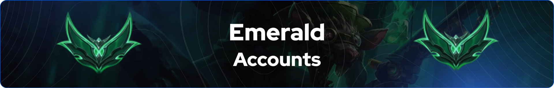 emerald league of legends accounts for sale banner