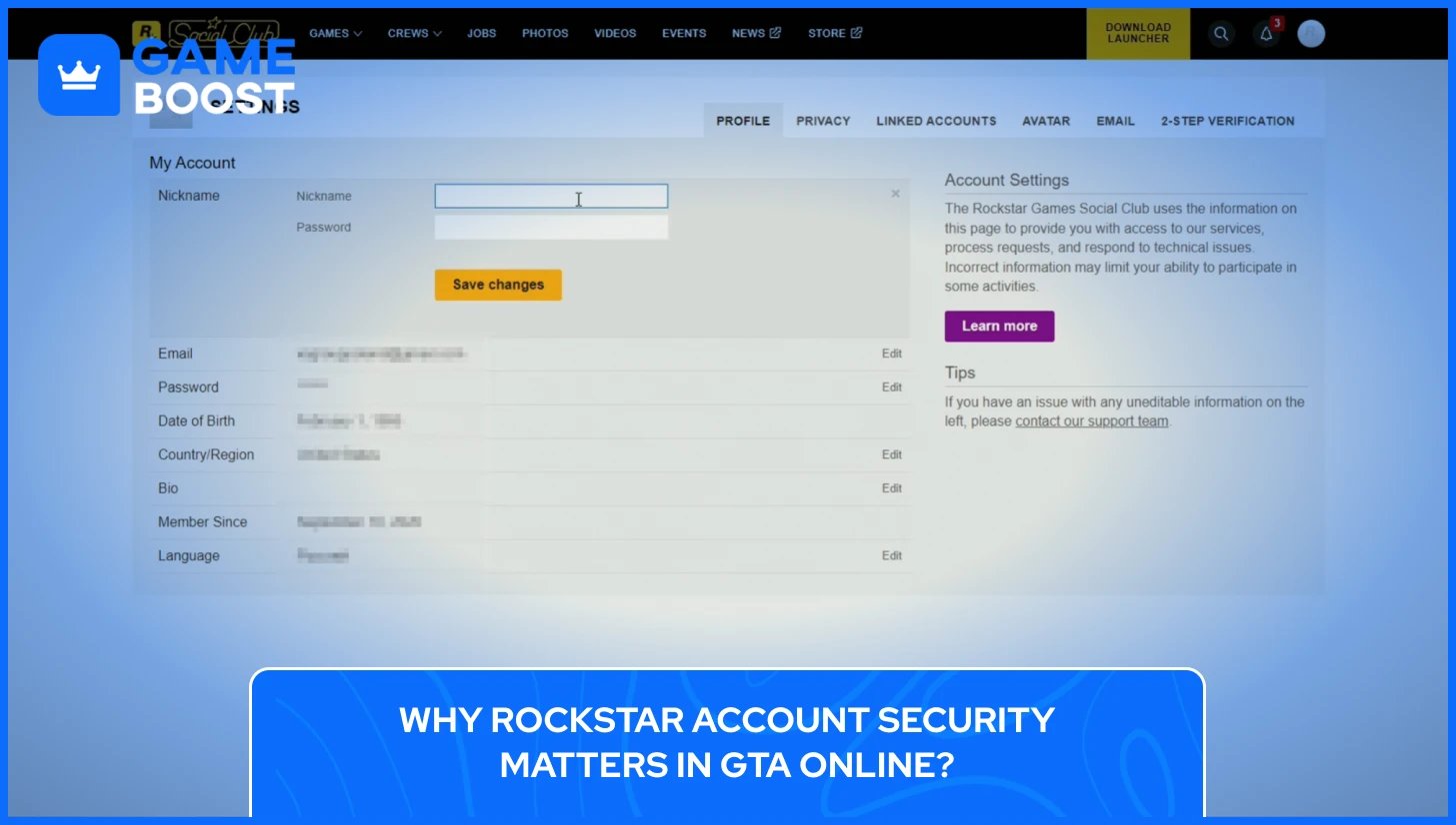 GTAオンラインのユーザー名を変更する