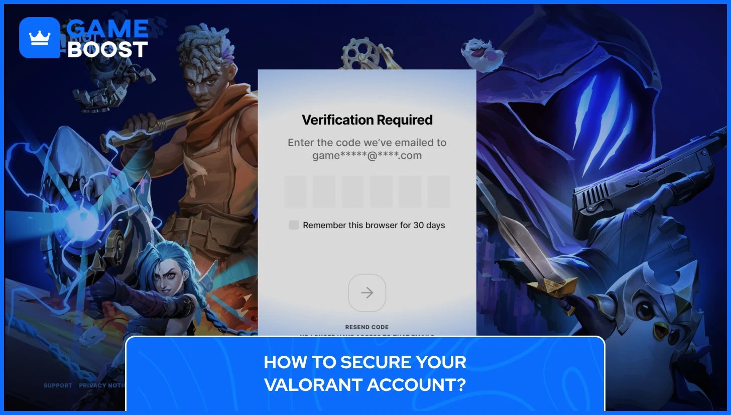 安全的 Valorant 账号