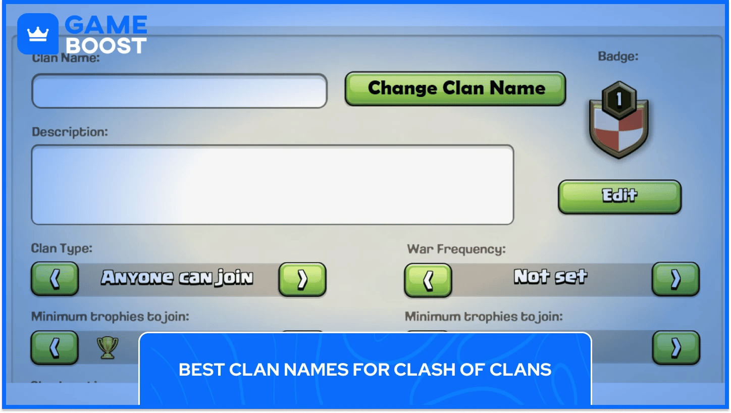 Най-добрите имена на кланове за Clash of Clans