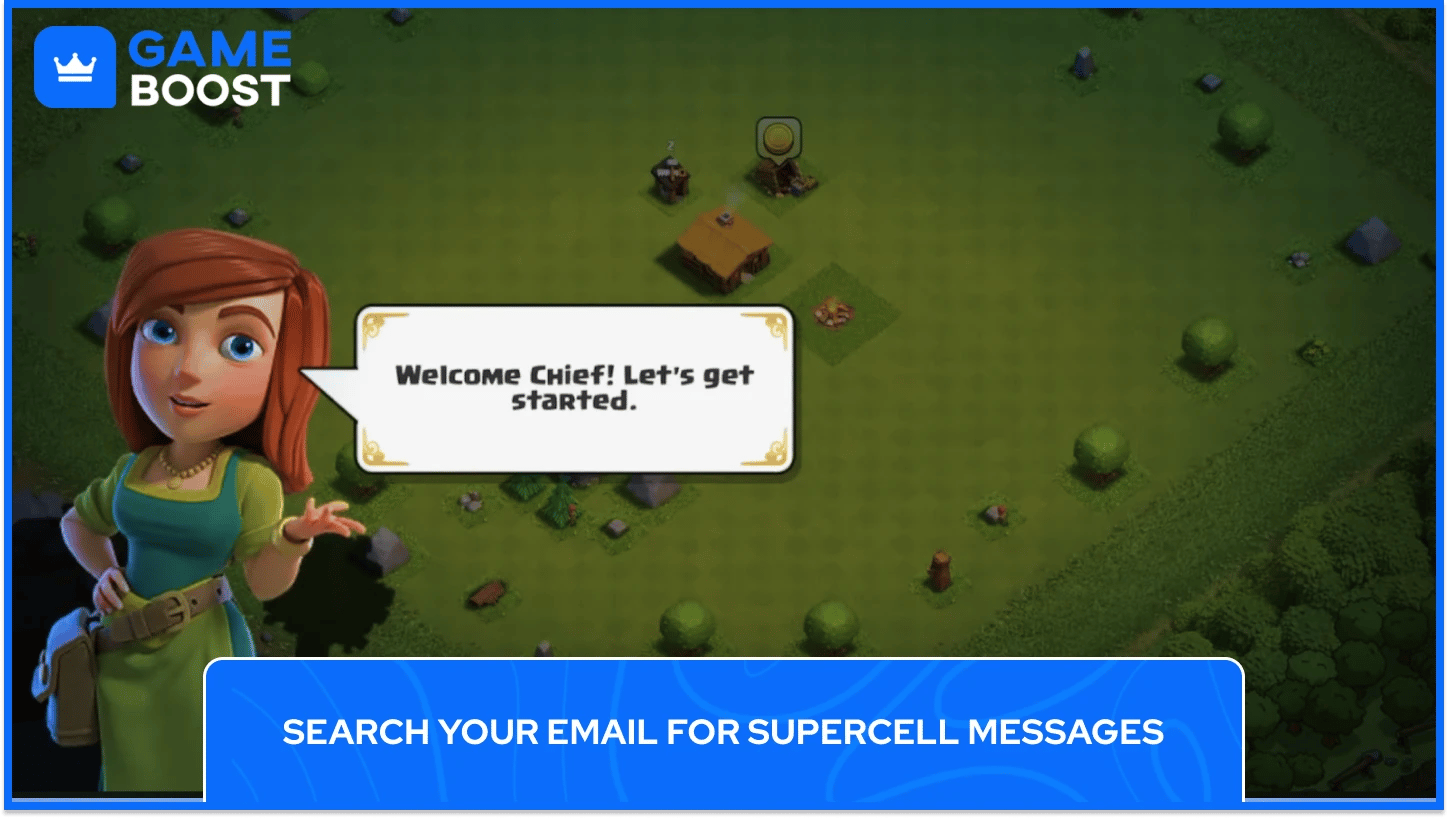 Clash of Clans Willkommens-E-Mail