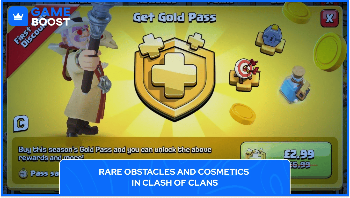 златен пропуск за Clash of Clans