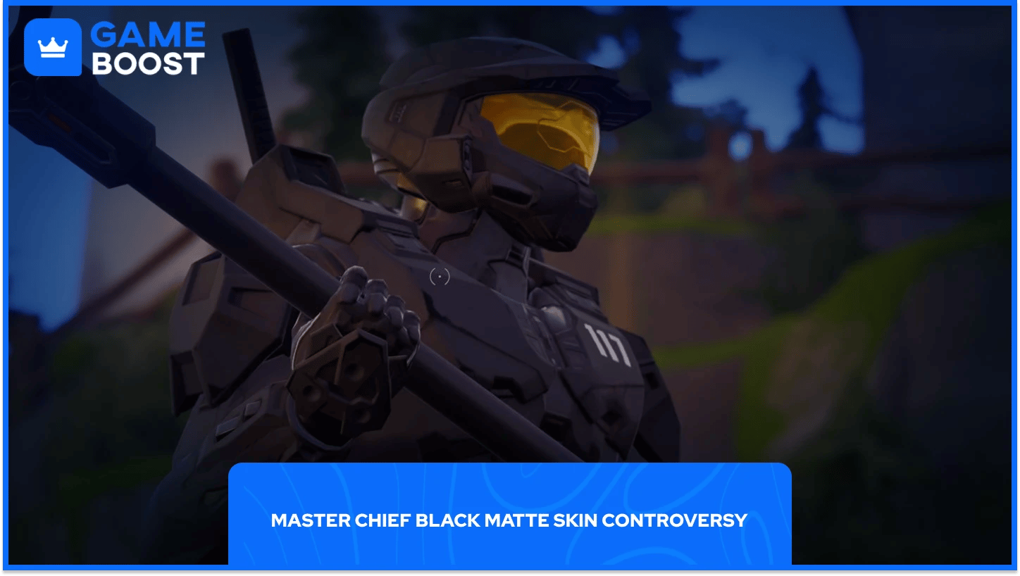 Fortnite Jefe Maestro Skin Negro Mate