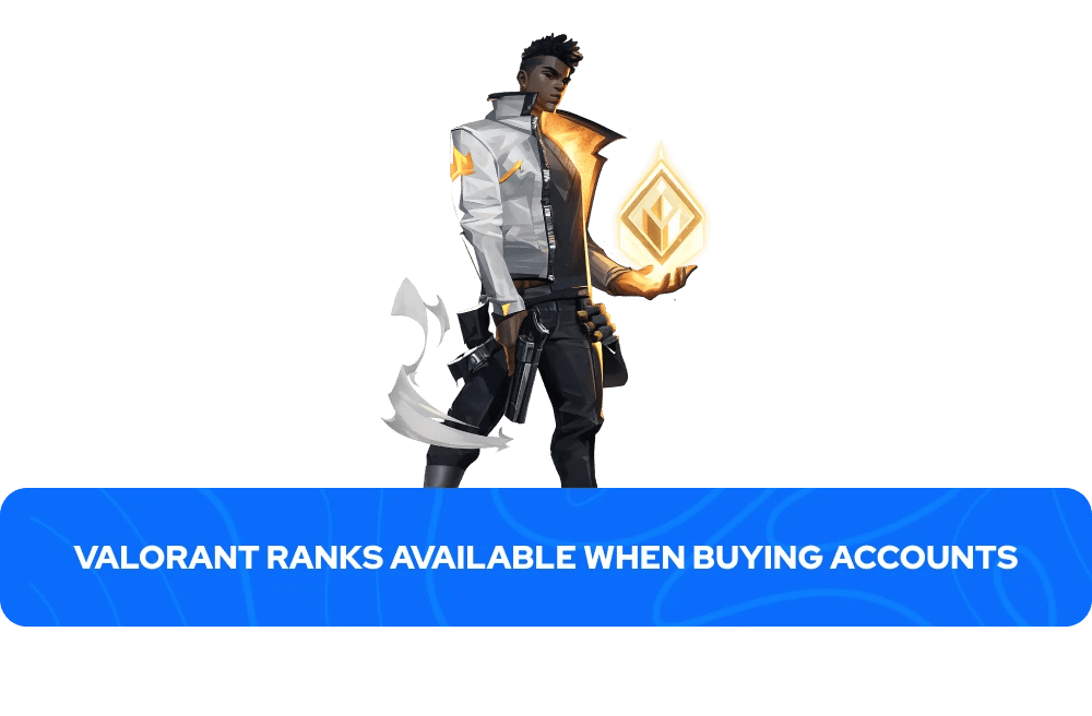 Rangs Valorant disponibles lors de l'achat de comptes