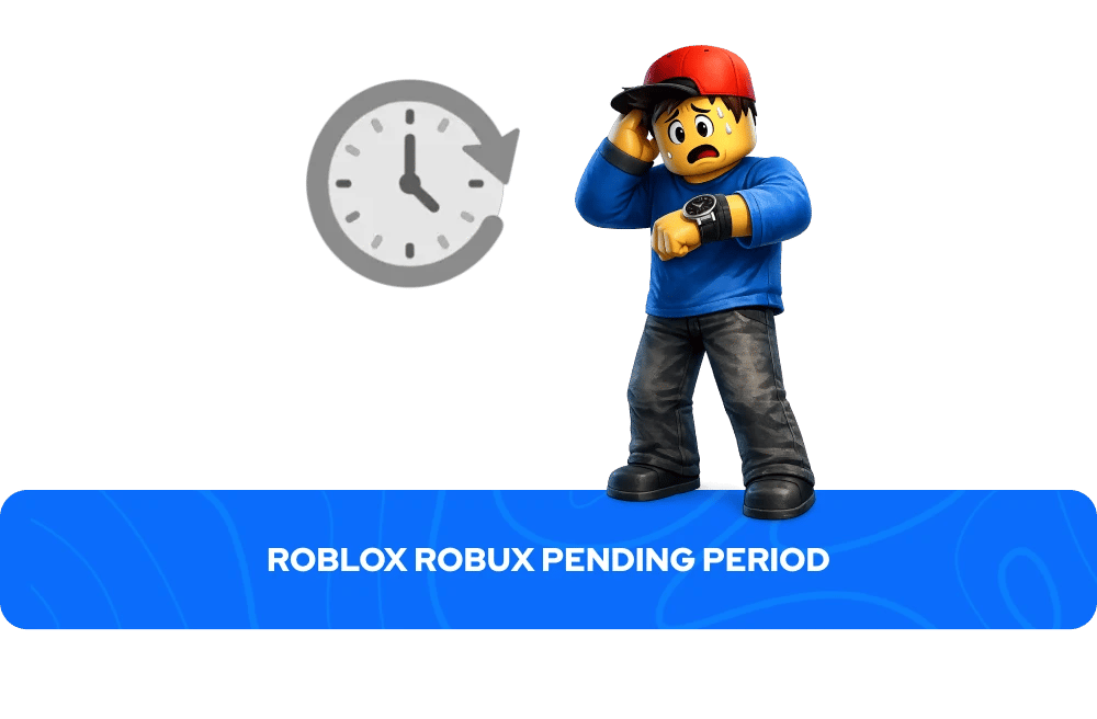 Oczekiwanie na Robux w Robloxie