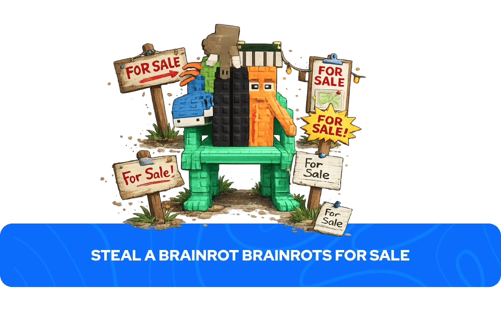 Steal a Brainrot Brainrots til salg