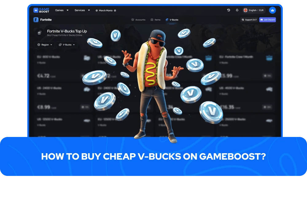 How to Buy Cheap V-Bucks on GameBoost
