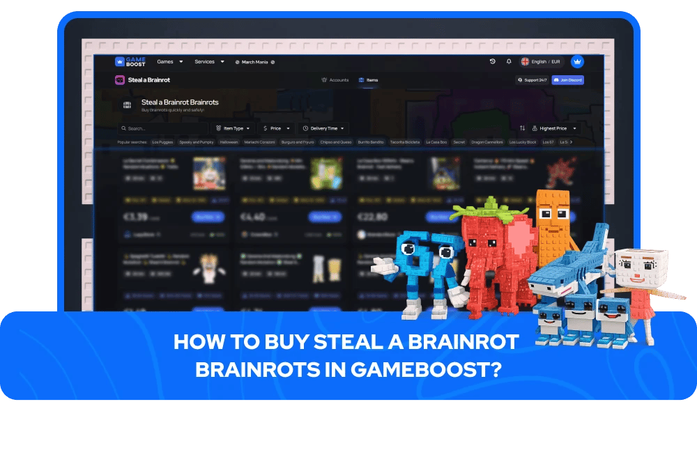 Hvordan K&oslash;ber man Steal a Brainrot Brainrots p&aring; GameBoost