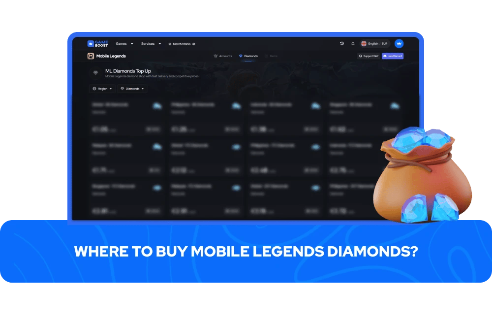 在哪里购买 Mobile Legends 钻石