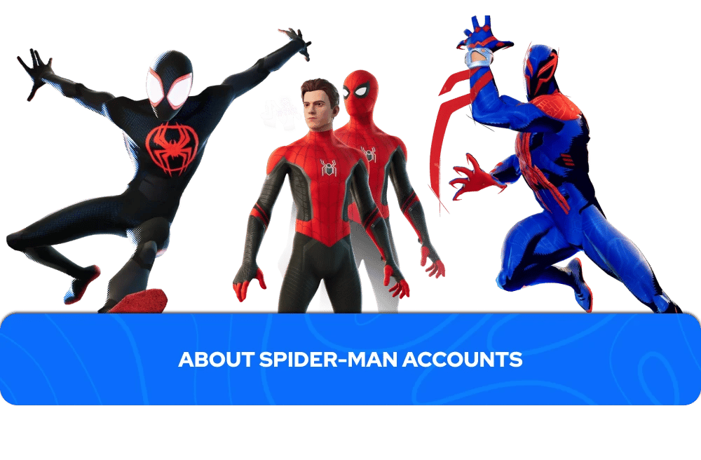 About Spider-Man accounts banner