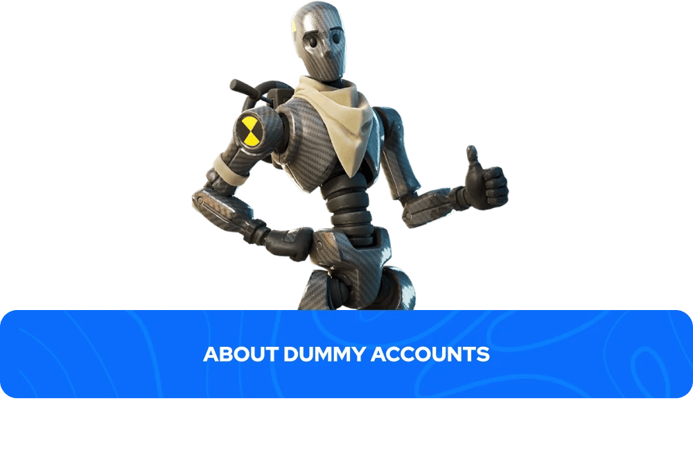 about Dummy accounts banner