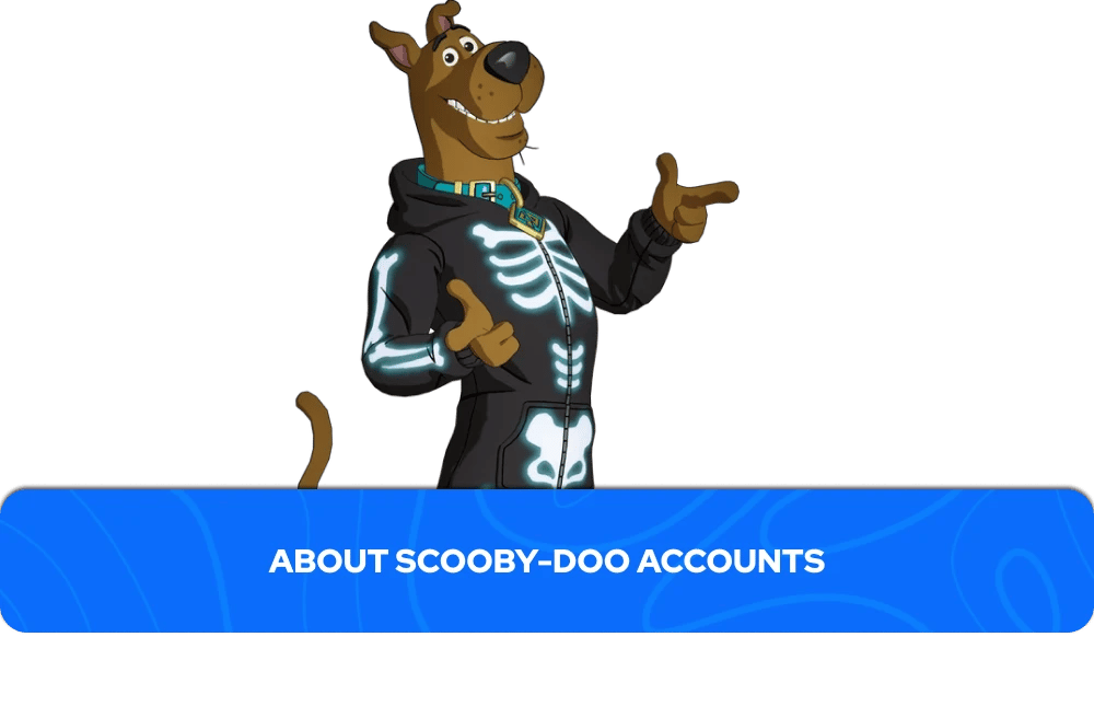 about Scooby-Doo accounts banner