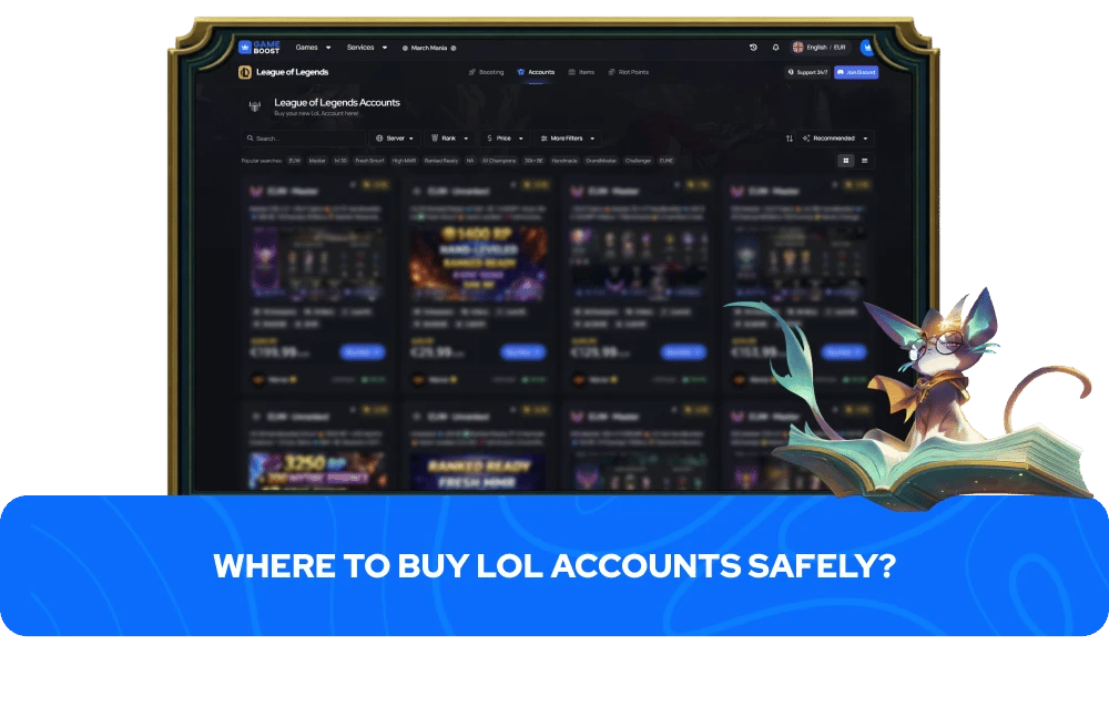 Where to Buy LoL Accounts Safely?