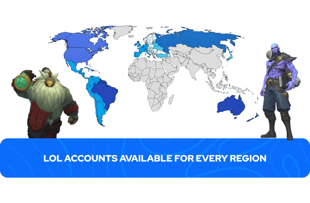 LoL Accounts Available for Every Region