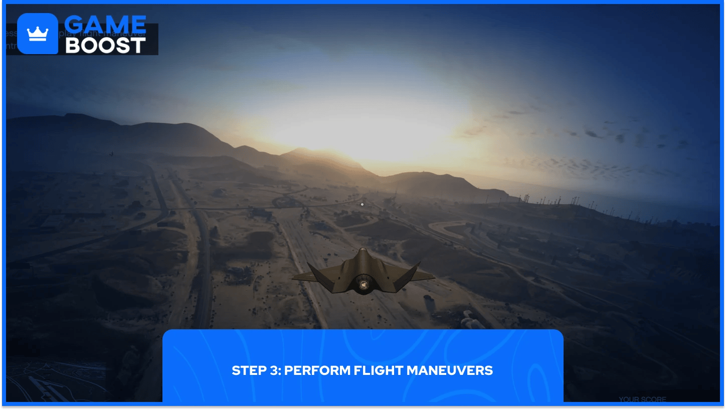 GTA 5 F-160 ライジュの飛行