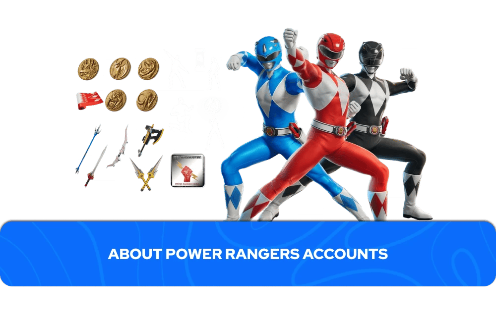 About Power Rangers accounts banner