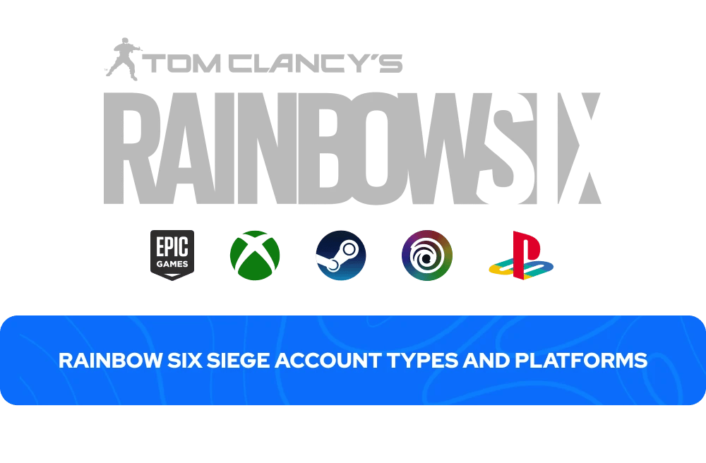 Tipi di account e piattaforme di Rainbow Six Siege