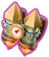 mochila cohete de clash of clans