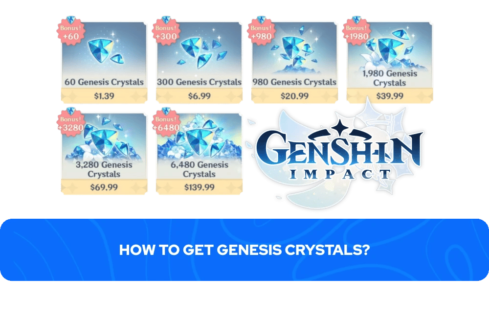 วิธีการรับ Genesis Crystals