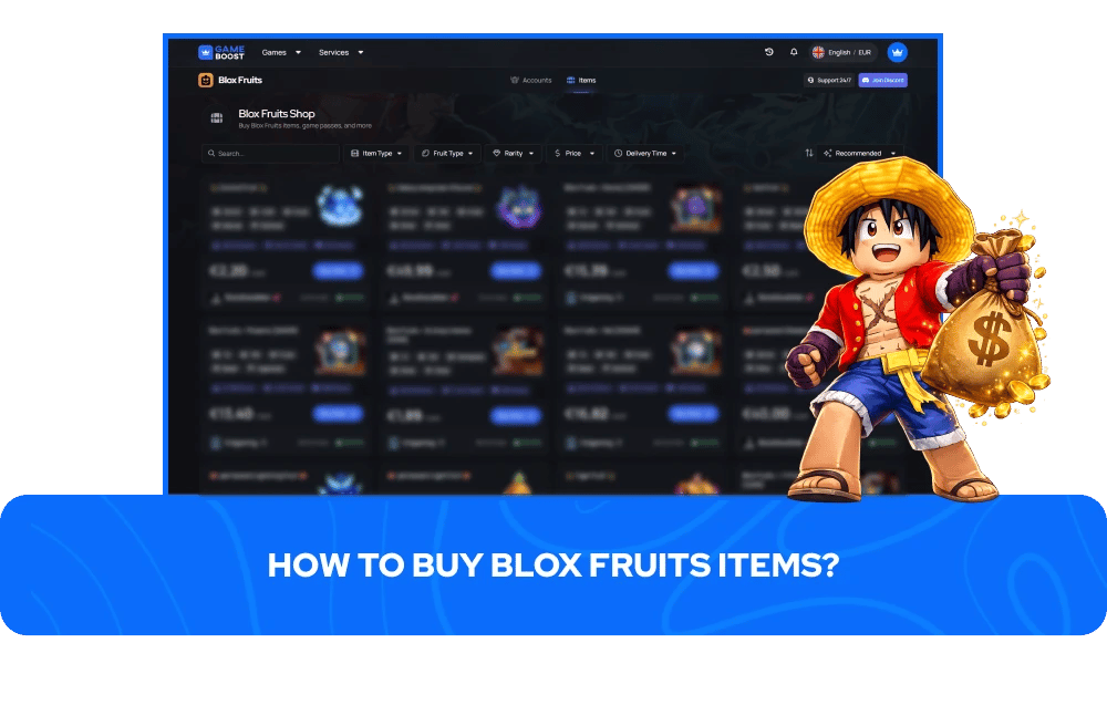 Hur Man K&ouml;per Blox Fruits F&ouml;rem&aring;l