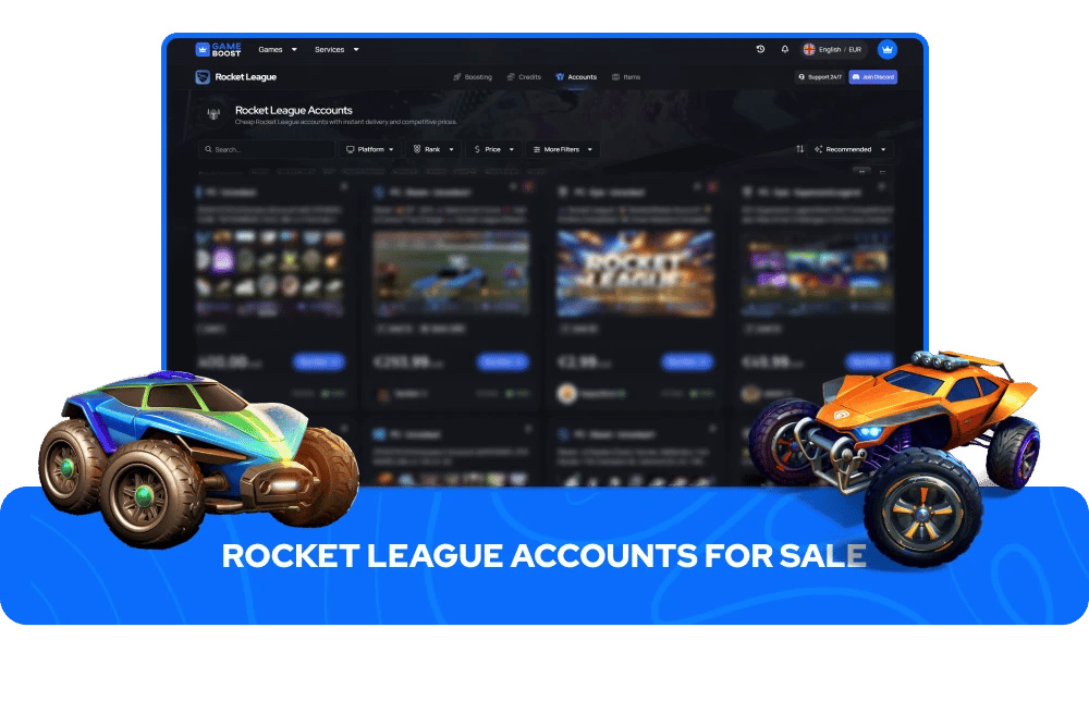 Rocket League -tilit myynniss&auml;