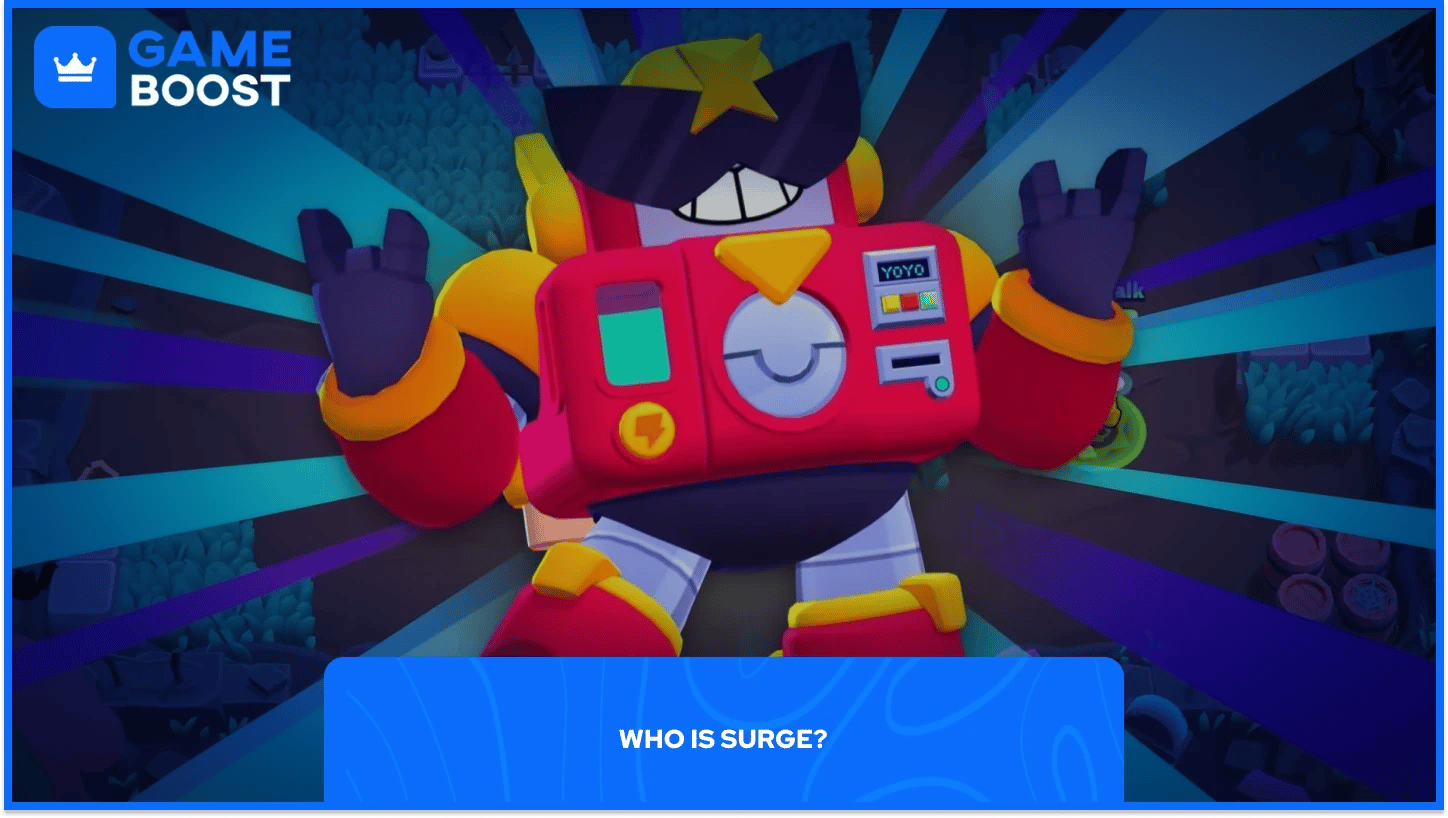 Surge Brawler posando