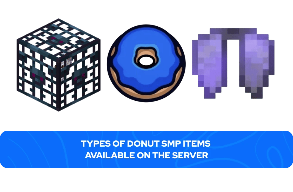 Tipos de Itens Donut SMP Dispon&iacute;veis no Servidor