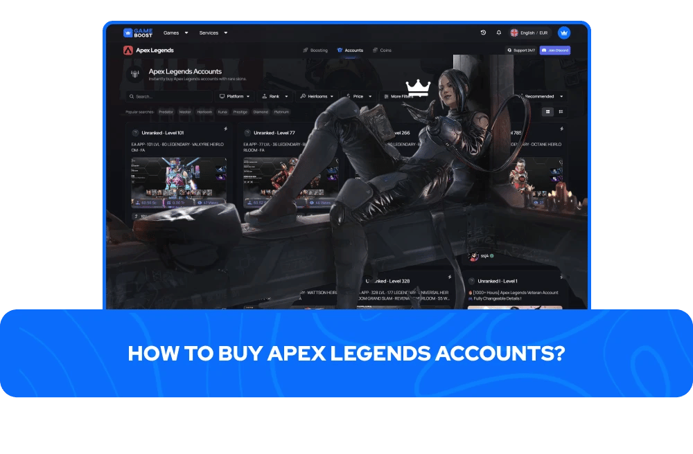 Come acquistare account Apex Legends