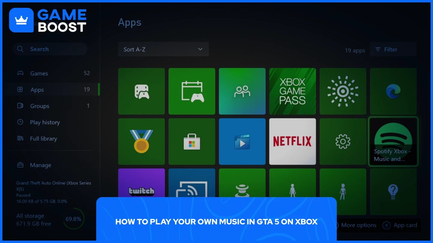 изображение приложения spotify на xbox