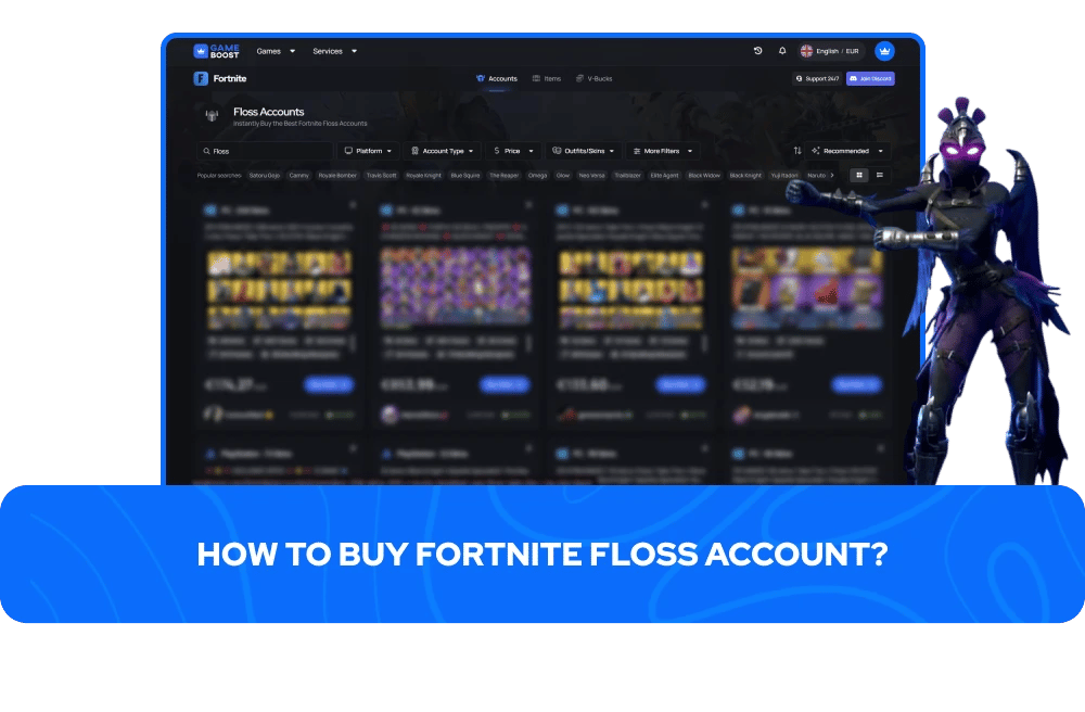 Cum să cumperi un cont Fortnite Floss