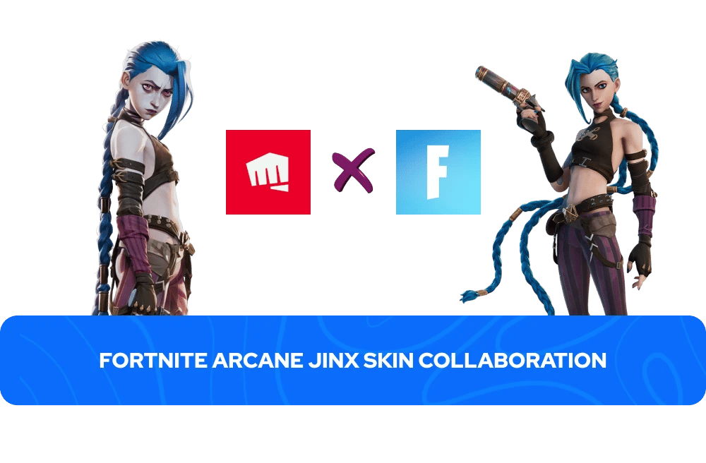 Fortnite Arcane Jinx Skin samenwerking