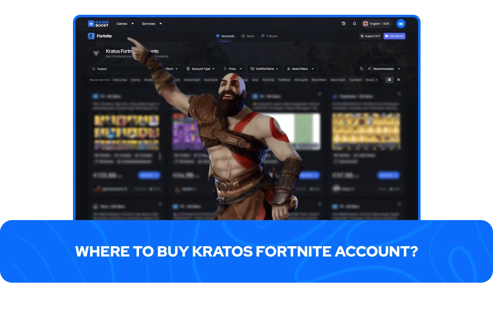 Gdje kupiti Kratos Fortnite račun